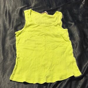 Lime Green Sleeveless Women's Top
